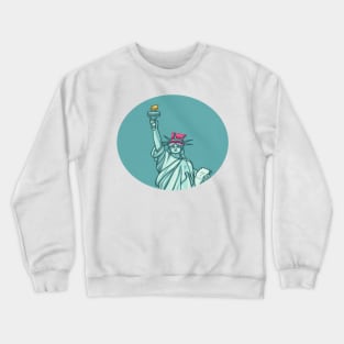 Lady Liberty P Hat Crewneck Sweatshirt